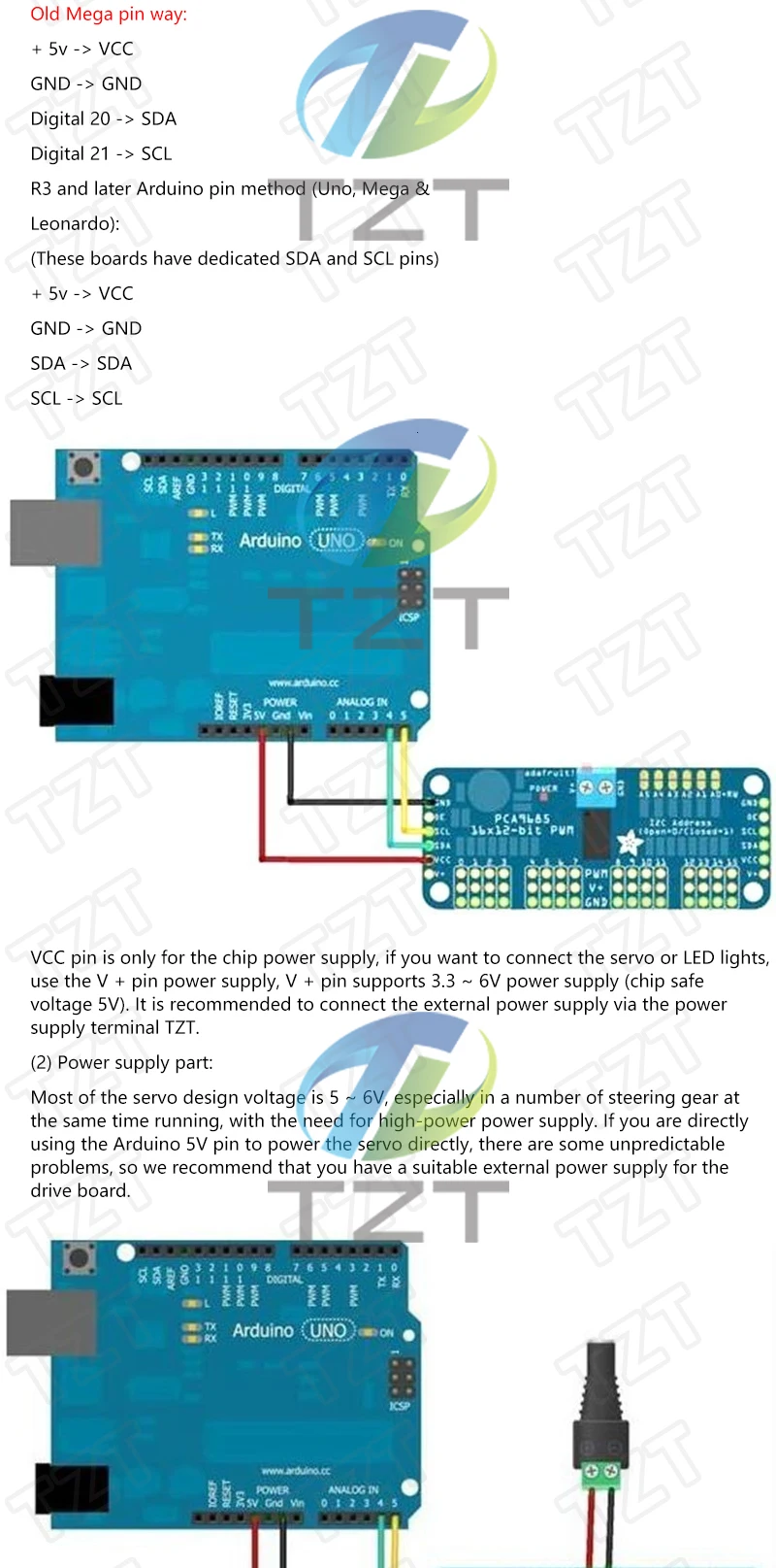1/2/4PCS PCA9685PW 16-Kanal 12-Bit PWM Servo Shield Treiber I2C Schnittstelle PCA9685 Modul für Raspberry Pi – Detail 3