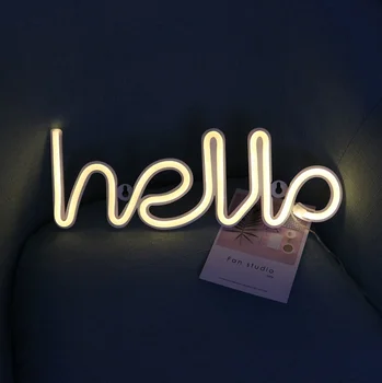 

LED Neon Hello Modeling Lamp Decorative LED Lighting Chain