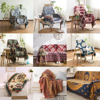 

Retro European style sofa cover non-slip fabric sofa cover living room sofa cover all-inclusive blanket furniture cover