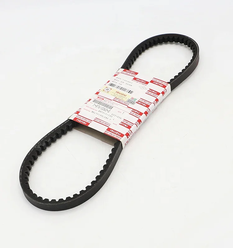 

Auto Parts Cooling Fan Belt NKR77 4JH1 5-87610063-0 5876100630 8-97315153-0 8973151530 Fan Belt