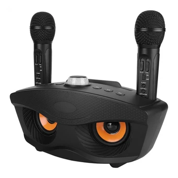 

Portable Bluetooth Ktv Karaoke Player Home Wireless Amplifier Speaker Support Tf Card Fm Aux Input Outdoor Bluetooth Player