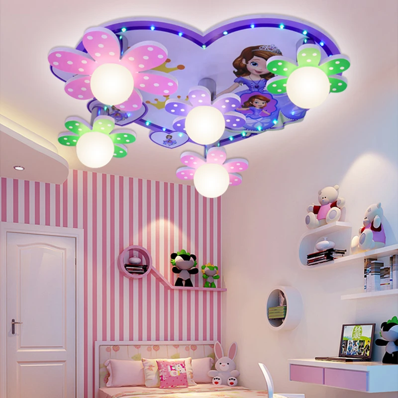 Sophia kids bedroom decor led lights for room indoor chandelier ...