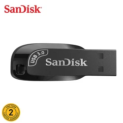 Sandisk – Mini clé USB 3.0 en métal, support à mémoire de 16GB 32GB 64GB, lecteur Flash Original 