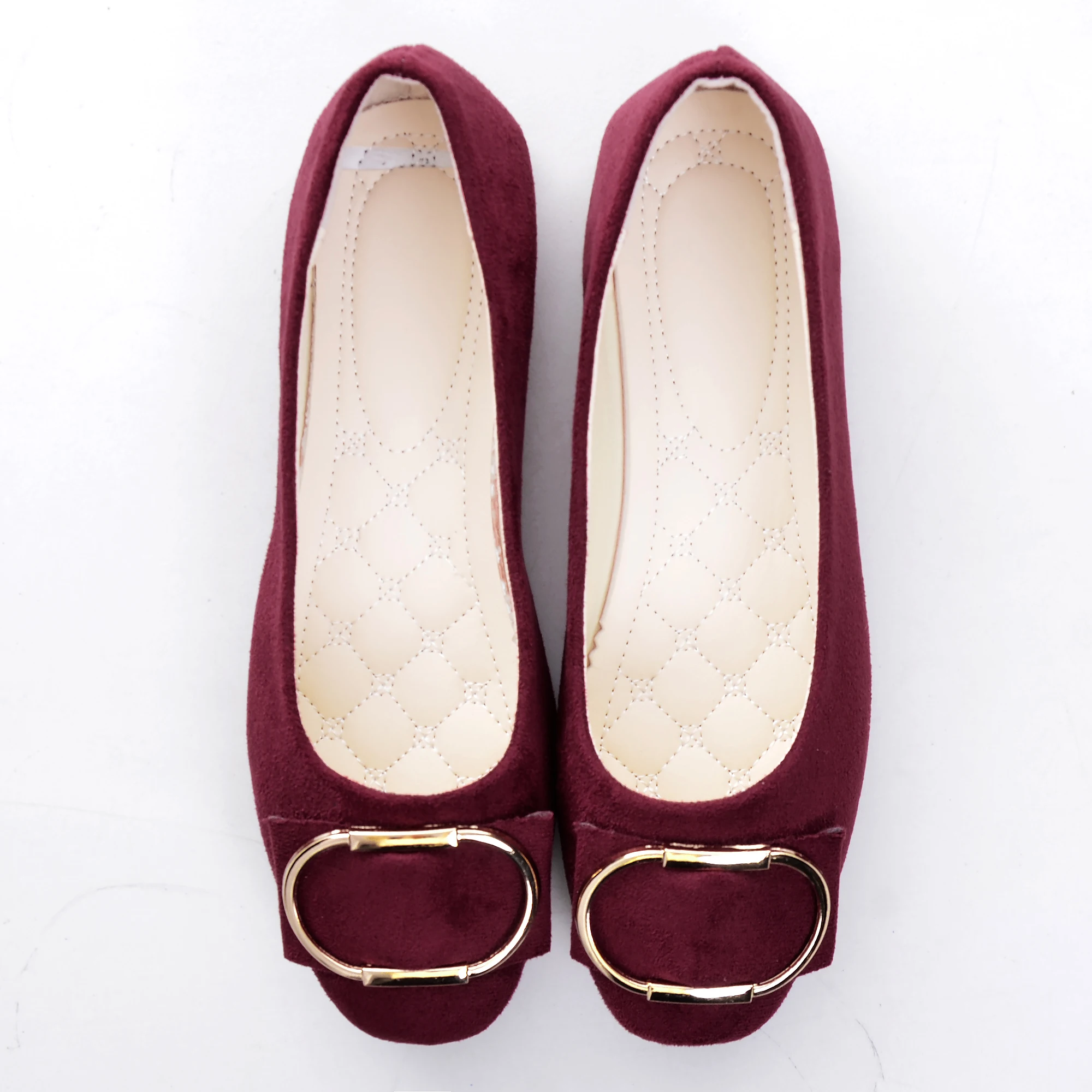 Женские туфли с пряжками для парусного спорта LU однотонные желтые балетки на