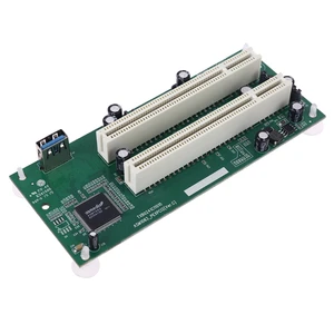 Image 5 - PCI Express PCI הכפול מתאם X16 PCIe חריץ הרחבת כרטיס USB 3.0 כבל להוסיף R9UB