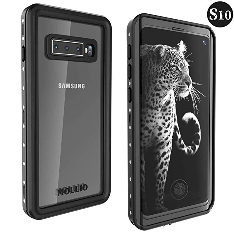 

Waterproof Case Cover for Samsung S10 Swimming Shockproof Funda Armor Full Protect Dustproof Built-in Screen Protector Coque