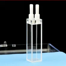 Вертикальный кварцевые флуоресцентный потока колориметрический блюдо/потока для бассейна/хорошая герметизация/четырехходовой светильник/оптического пути 10 мм