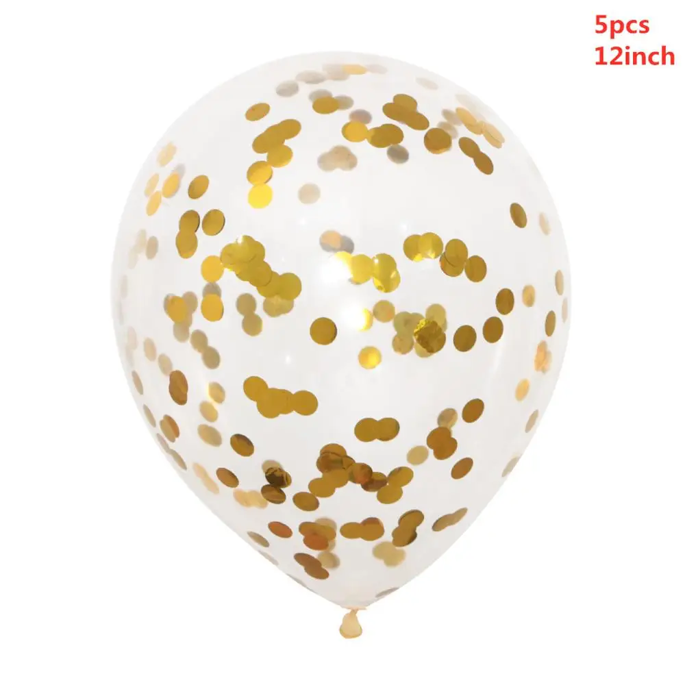 15 7 Tubes Balloons Stand Balloon HolderChrome Metallic Confetti Balloons Baby Shower Kids Birthday Party Wedding Decor Supplies - Цвет: 15