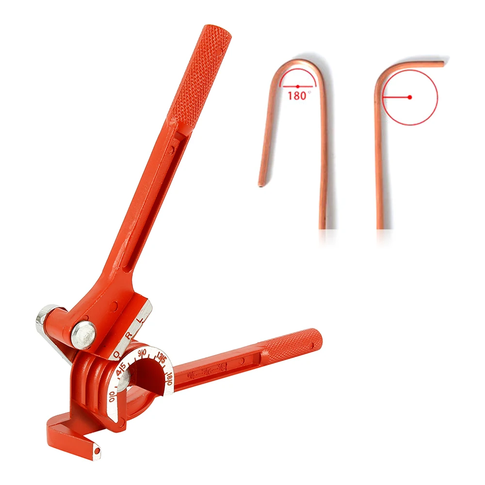 

3 In 1 90/180 Degree Manual Pipe Bender Machine 6mm/8mm/10mm Pipe Bender Tube Air Conditioning Tube Manual Elbow Tool