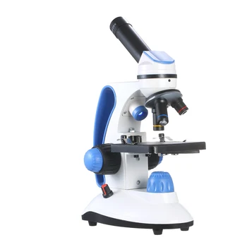 

Children's Microscope Kit 10X 25X Wide Angle Eyepiece 40X-1000X High Definition High Power Metal Biological Microscope Magnifier