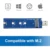SSD M2 to USB Adapter M. 2 to USB Adapter B Key M. 2 SATA Protocol SSD Adapter NGFF to USB 3.0 SSD Card for 2230 2242 2260 2280 M2