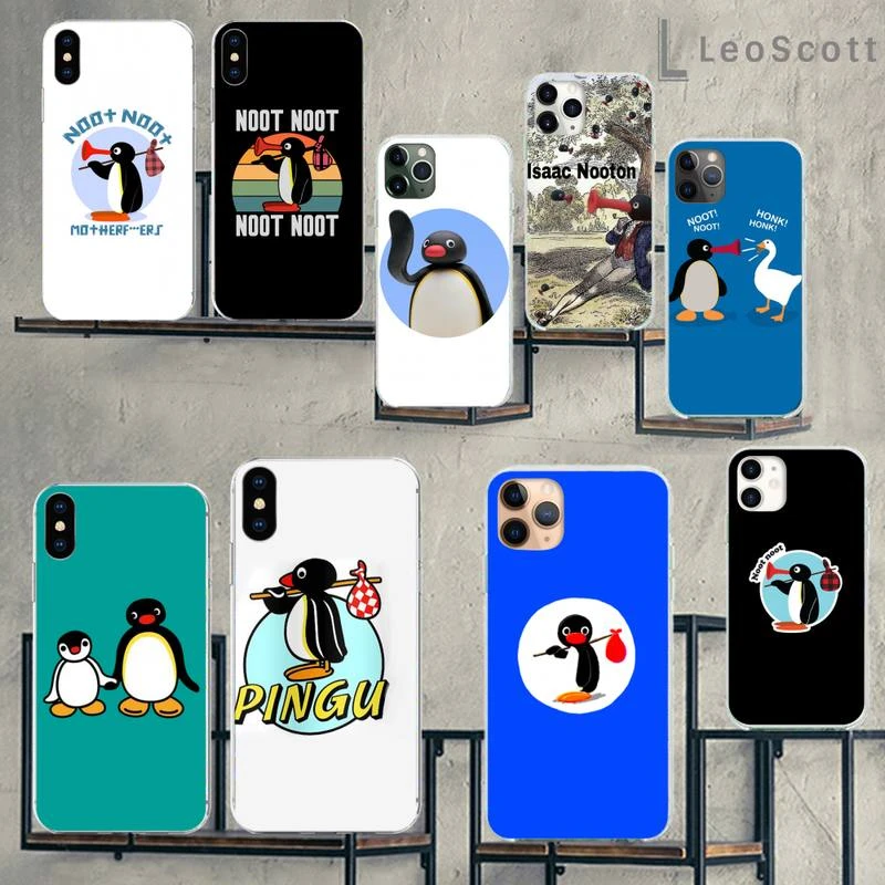 phone cases for iphone 7 Noot noot pingu Phone Case For iphone 12 5 5s 5c se 6 6s 7 8 plus x xs xr 11 pro max mini cute iphone 7 cases