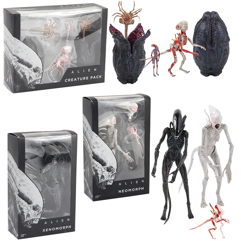 5 24 см инопланетянин нека Кавинант Xenomorph Neomorph набор существ ПВХ фигурка