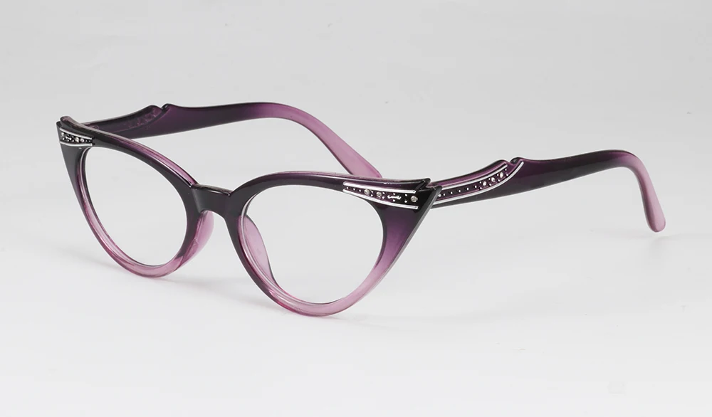 Кошачьи очки анти-голубой свет миопическая линза женские очки без оправы lentes de lectura mujer diopter очки
