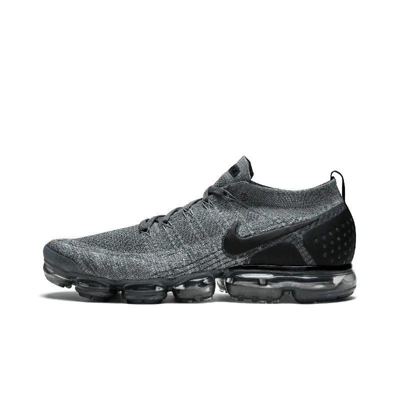 Оригинальные оригинальные мужские кроссовки для бега Nike Vapormax Flyknit 2,0, спортивные уличные кроссовки, спортивная Дизайнерская обувь 942842-002 - Цвет: 942842-002