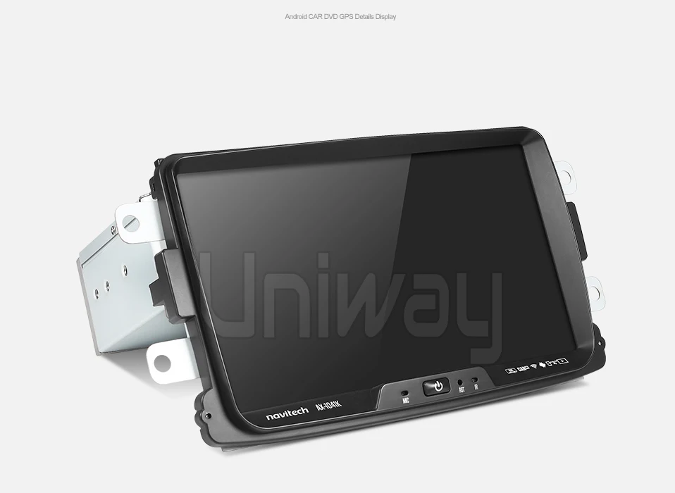 Perfect uniway ADXY8071 android 9.0 car dvd for Renault Dacia Duster Sandero Lodgy Dokker with one din car radio gps navigation 16