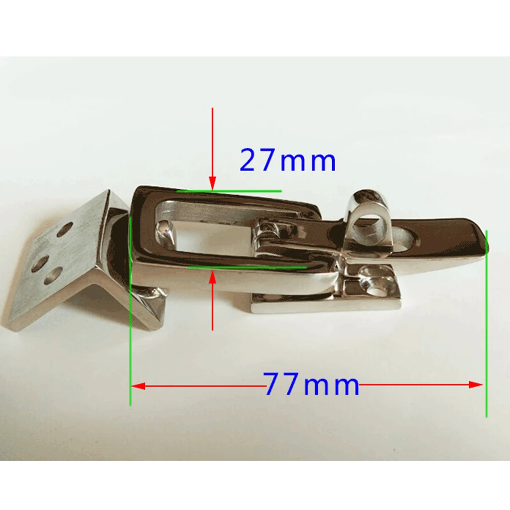 1 комплект 316 Петля из нержавеющей стали вертлюжный рым запирающим защелкой, дверной замок с застежкой, оборудование для корпуса морской яхты