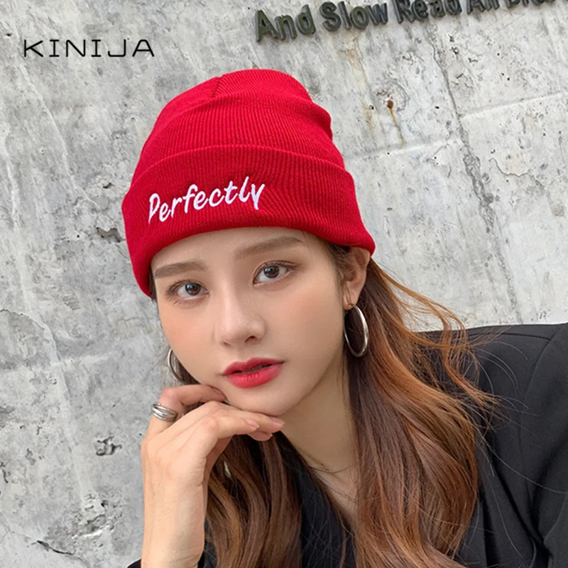 

Autumn winter women Skullcap Skullies Beanies Korean fashion street hip hop knitted Cap men Harajuku Casual design unisex bonnet