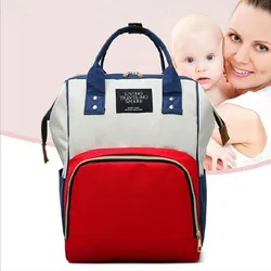 Sac à couches pour maman grande capacité, sac à dos multifonction, à la mode et durable pour mère et bébé 