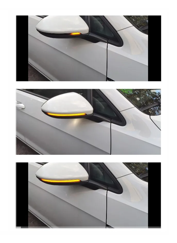 Динамический указатель поворота светодиодный светильник с зеркалом заднего вида для-V w Golf Mk7 7,5 7 G ti R Gtd