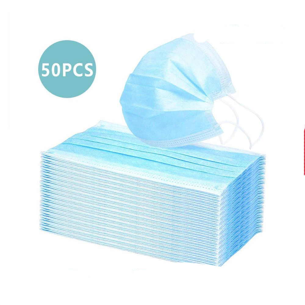 

50pcs high quality 4 layers Activated bamboo carbon prevent Anti formaldehyde bad smell Bacteria proof face mouth mask