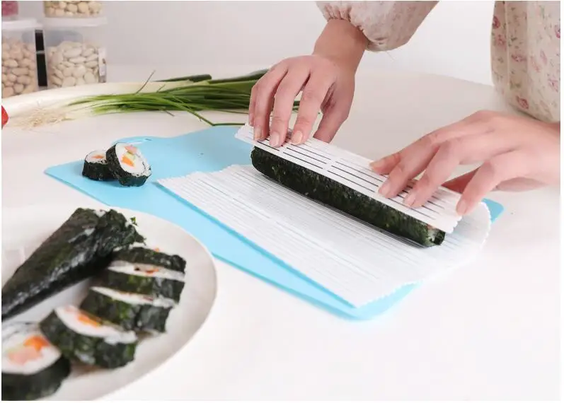 Импортируется из Японии Портативный Кухня DIY суши ролик производитель морских водорослей нори суши занавес Плесень инструмент