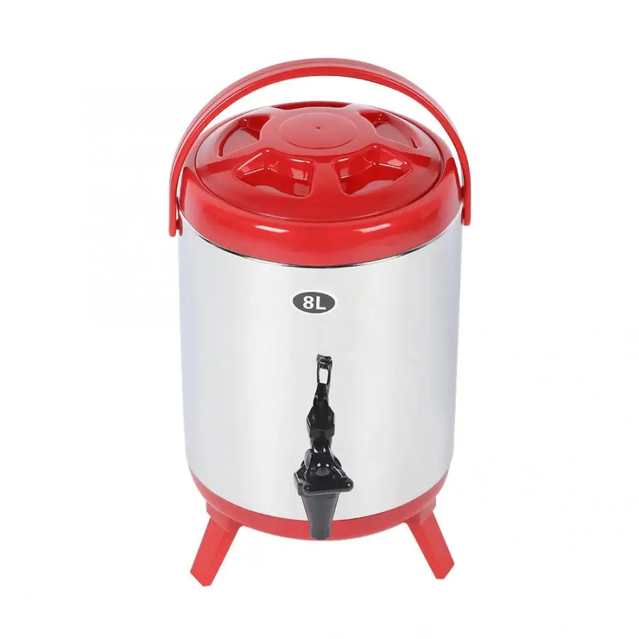 

Household Product Cleaning Buckets 304 Stainless Steel Double-Layer Insulation Barrel Container For Hot Water Milk Tea Coffee