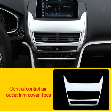 

For Mitsubishi Eclipse Cross 2017-2020 ABS chrome Central control air outlet trim cover 1pcs