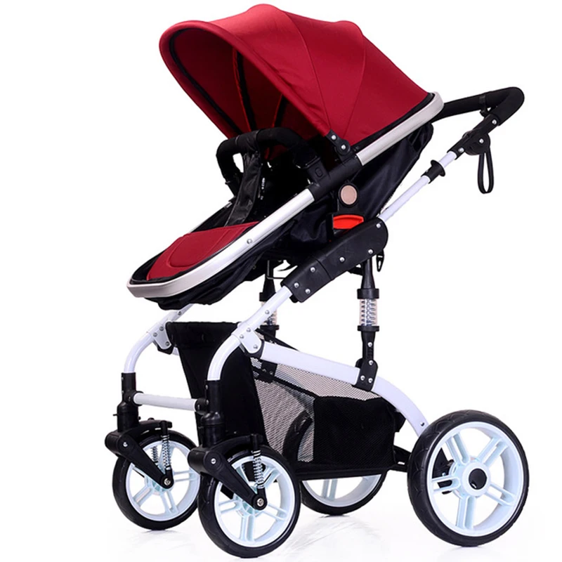 

Portable Multifunctional Baby Stroller 3 in 1 High landscape Travel Stroller Foldable Baby Car Four-Wheel Newborn Stroller