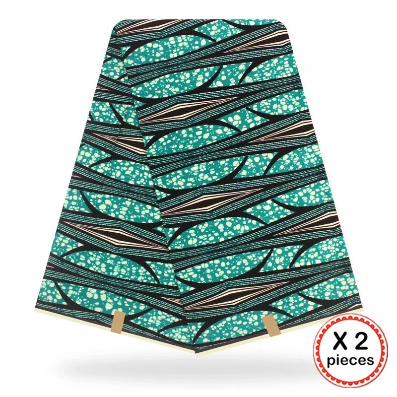 Анкара африканская ткань 12 ярдов Хлопок нигерийский стиль швейная африканская вощеная ткань принтом Гана для свадебного платья 11041