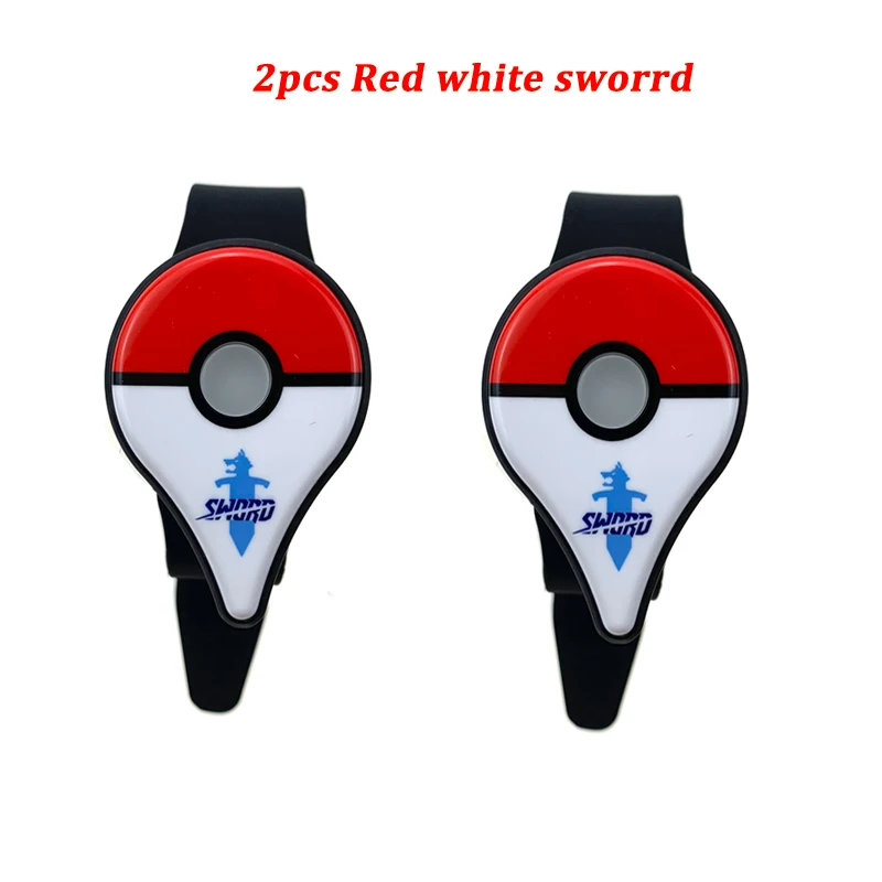 1 шт. 2 шт. для nintendo Pokemon GO Plus Bluetooth Интерактивная фигурка pokemongo plus APP игрушки IOS/Android с USB - Цвет: Redwhite Sword 2PCS