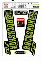 green ROCKSHOX SID Передние наклейки на вилке горный велосипед MTB Велоспорт наклейка, подходит для 2" 27" 29" - Цвет: green