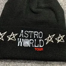 19SS, шапки astroworld для мужчин и женщин, новинка, вязаная шапка с вышивкой astroworld, шапка s, теплая, желаю вам быть здесь, шапка, Повседневная шапка