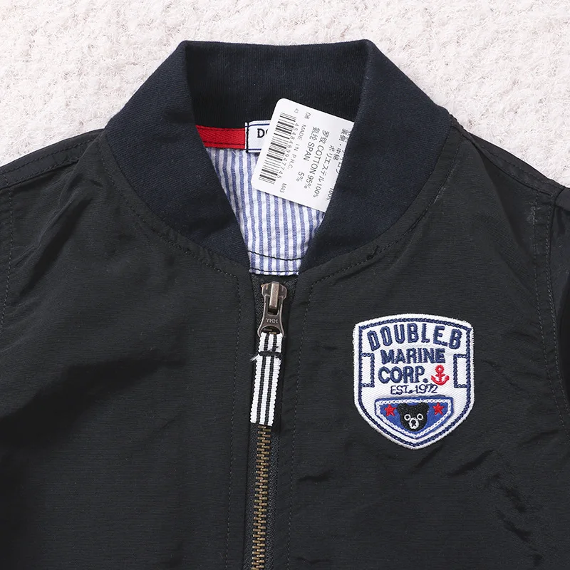 

18 Years New Style DB Spring And Autumn Jacket Hot Selling Kids' Overcoat Black And White with Pattern Japanese-style Cartoon Ki