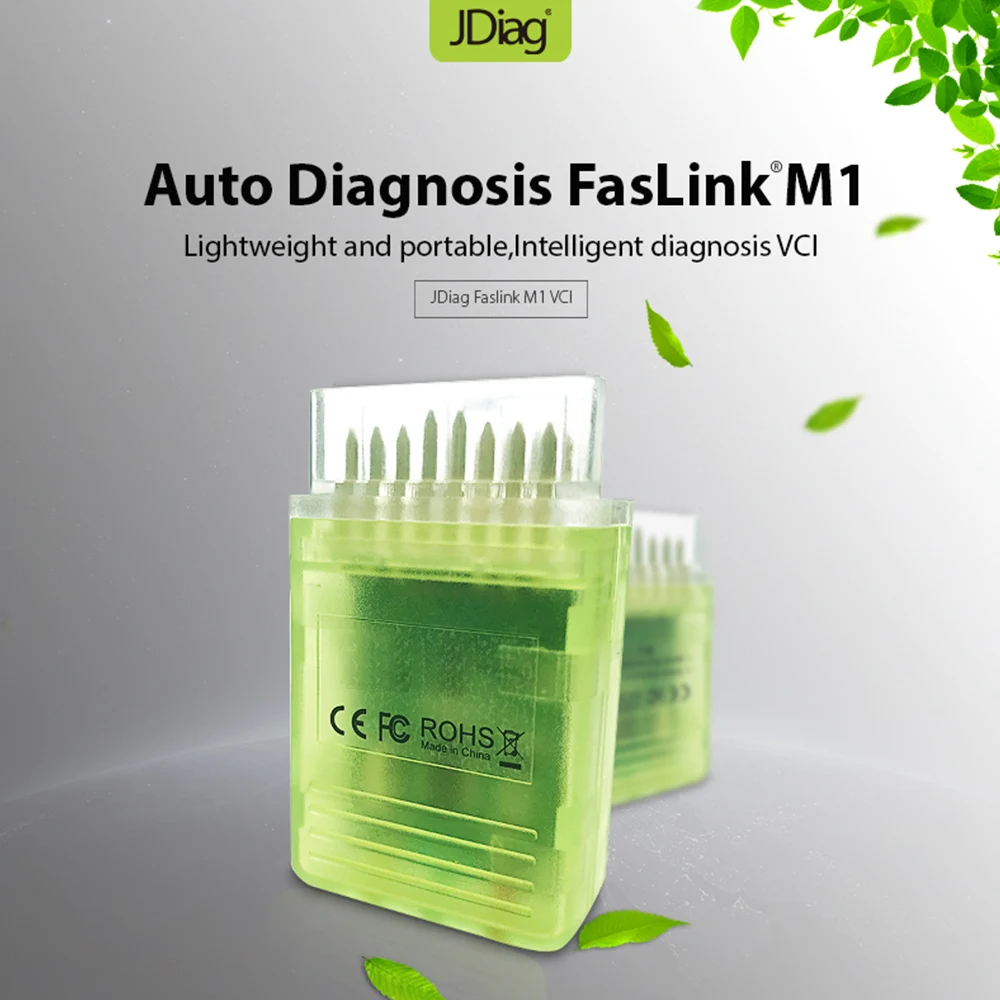 Диагностический сканер JDiag OBDII Для FASLINK M1 BT 4 0 считыватель кодов автомобильный