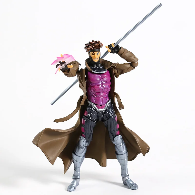

Revoltech Series No.012 Gambit Remy Etienne LeBeau PVC Action Figure Collectible Model Toy