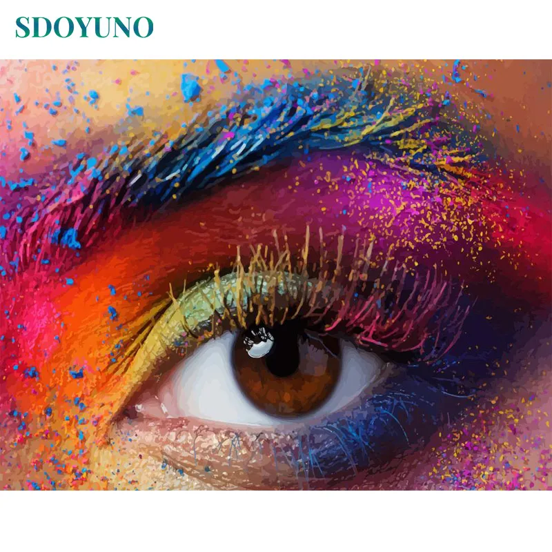 

SDOYUNO 60x75cm DIY Frameless Coloring By Numbers Digital Painting By Numbers On Canvas Wall Art Home Decoration Wall Art