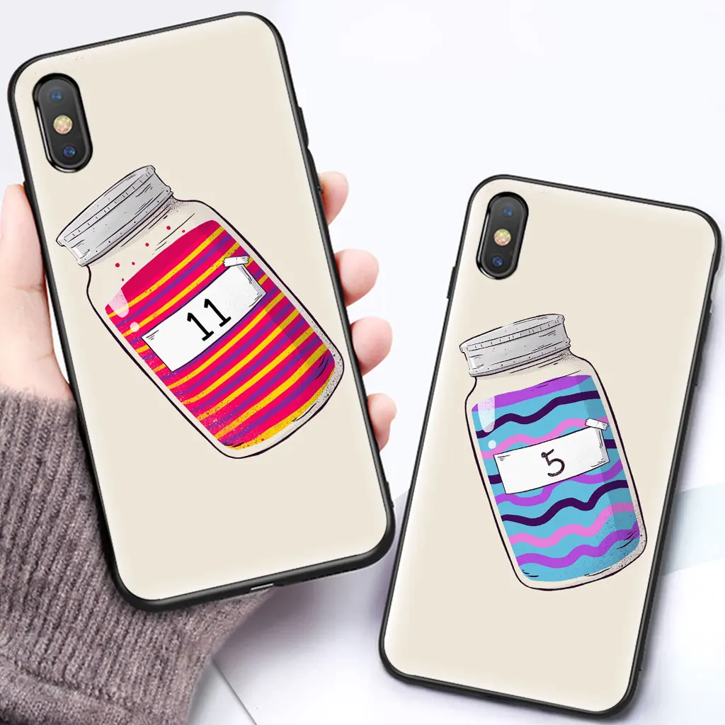 

Quicksand bottle silicone case for iphone xr x xs max 8 plus 7 7plus 8plus 6 6s 5 5s se coque iphone7 cartoon shockproof cover