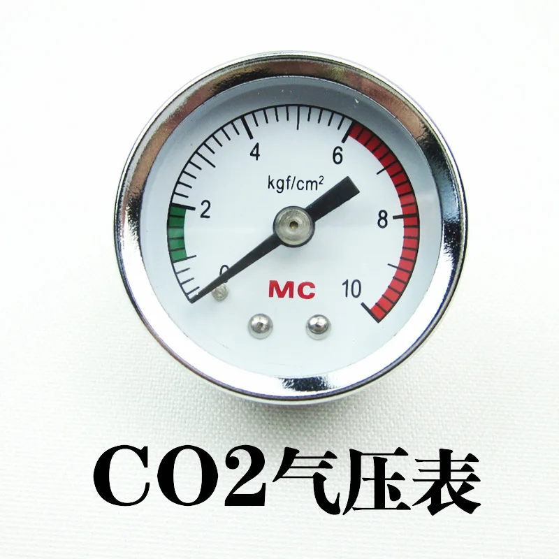 MC Carbon Dioxide Pressure Gauge with Hose DIY Generator Homemade