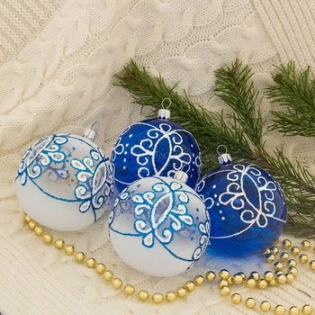 

Set of Christmas balls "Diadem" (set of 4 pieces) 2564844