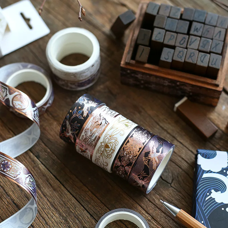 1 шт. креативная бумажная лента Washi клейкая для рисования поэзии китайская