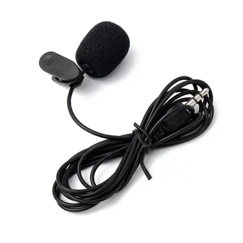 

Portable 3.5mm Mic Microphone External Hands-Free Mini Wired Collar Clip Lapel Lavalier Microphone For PC Laptop