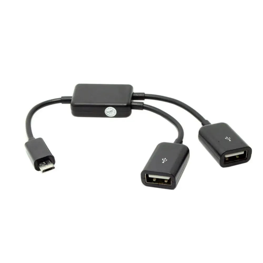 Type c Micro USB/type C naar 2 OTG двухпортовый концентратор Кабель Y Разветвитель Micro-usb type-C адаптер конвертер для планшета Android Muis Toetsenbo - Цвет: Type c