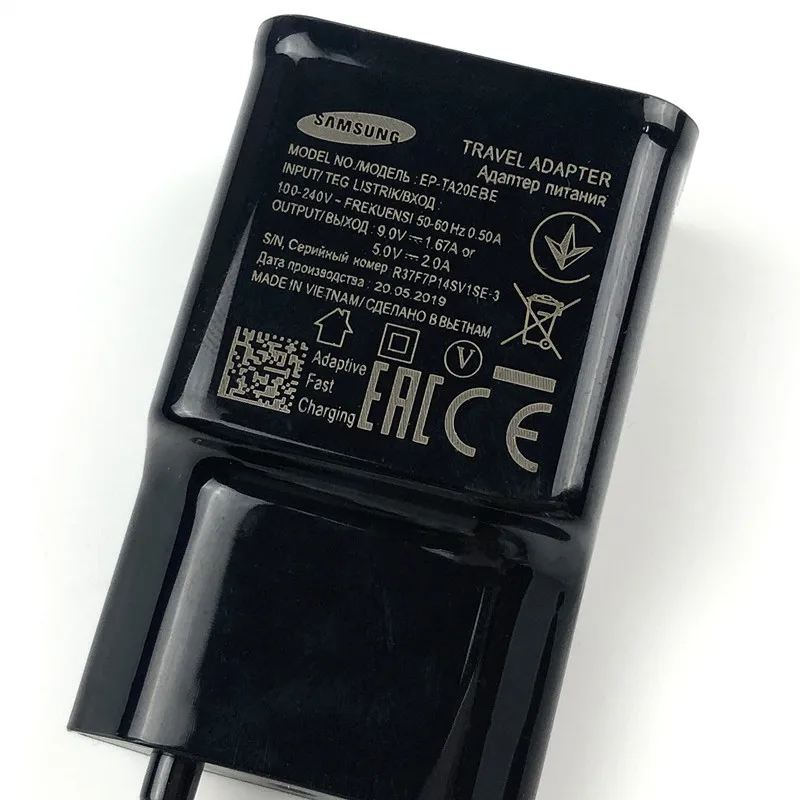 Быстрое зарядное устройство Samsung A51 9 В/1 67 А зарядный адаптер питания кабель Usb Type C