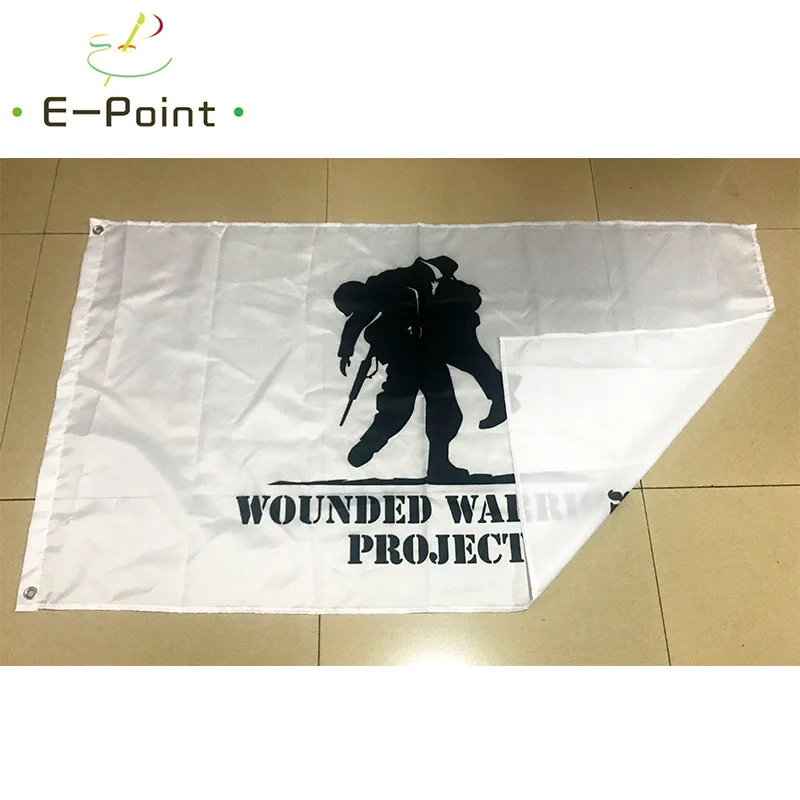 Раненный воин проект флаг 3ft* 5ft(90*150 см) размер рождественские украшения для домашнего флага баннер подарки