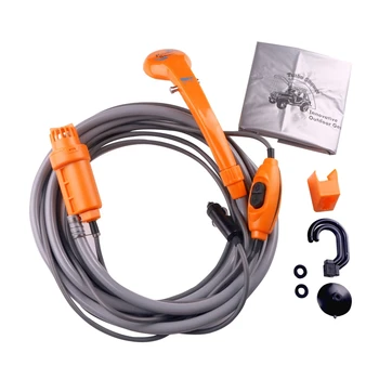 

Outdoor Camping Shower 12V Car Electric Shower Bag Set Portable Shower Electric Pump Suitable For Outdoor Bathing Car Wash Dog C