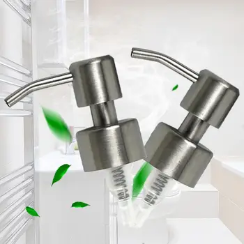 

Stainless Steel Liquid Hand Soap Dispenser Foam Nozzle Pump Bottle Press Head Unique handmade gift or craft, idea for recycled