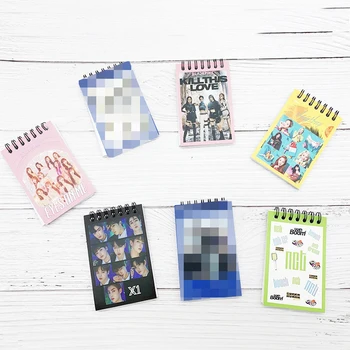 

Kpop BLACKPINK IZONE NCT TWICE X1 Mini Coil Notebook Portable Notebook K-pop IZ*ONE X ONE Fans Gifts Collection Drop Shipping