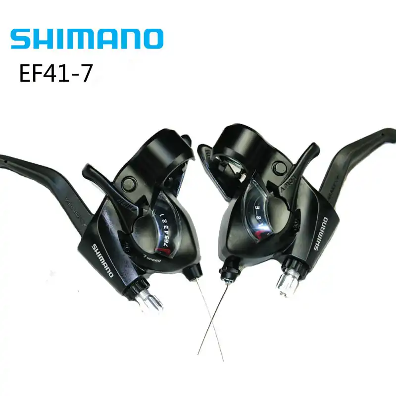 シマノst Ef 41ラピッドファイア7速度右手ef41 7左3スピードmtb自転車シフター ブレーキレバーst Ef41 21s Bicycle Brake Aliexpress
