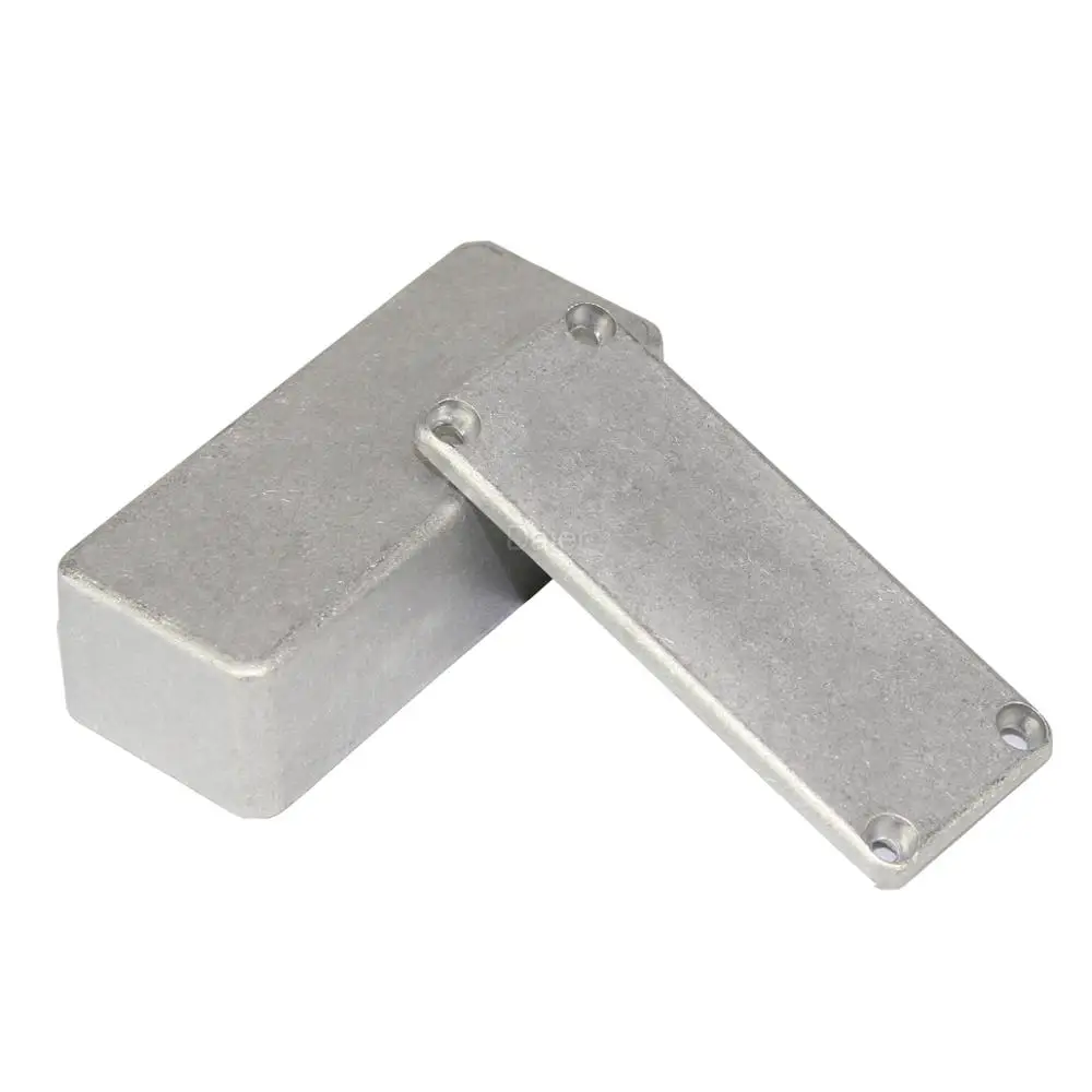 10 шт. 1590A Гитара педаль Stomp алюминиевый корпус коробка|guitar pedal|aluminum stomp boxaluminum pedal box |